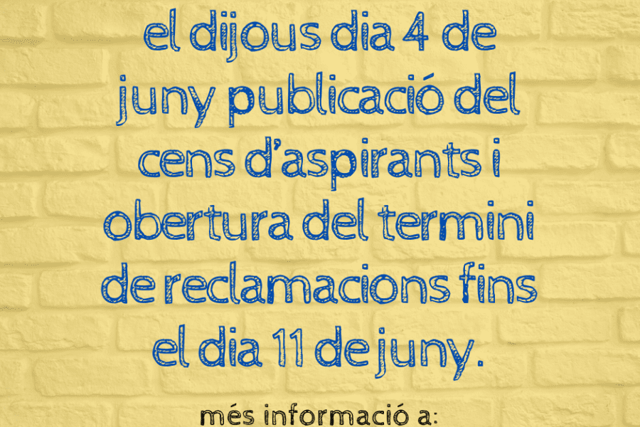 publicació cens provisional